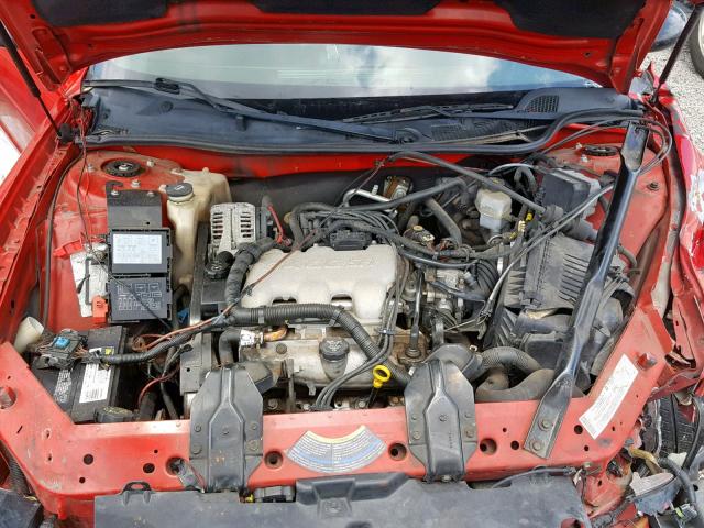 2G1WW12EX49262040 - 2004 CHEVROLET MONTE CARL RED photo 7