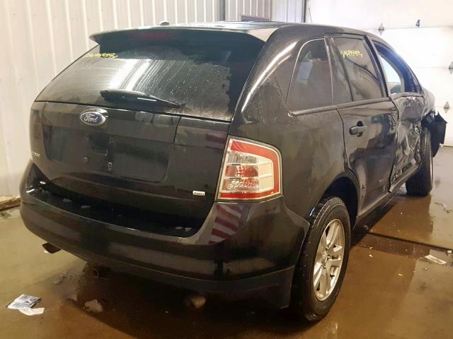 2FMDK46C37BA22485 - 2007 FORD EDGE SE BLACK photo 4