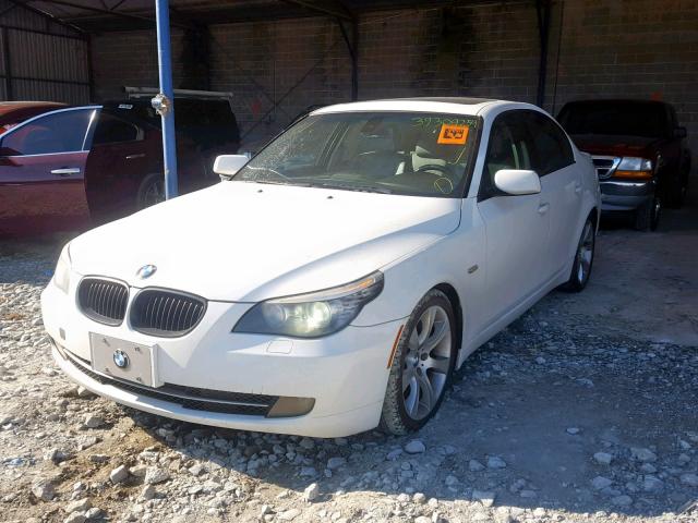 WBANW13528CZ77276 - 2008 BMW 535 I WHITE photo 2