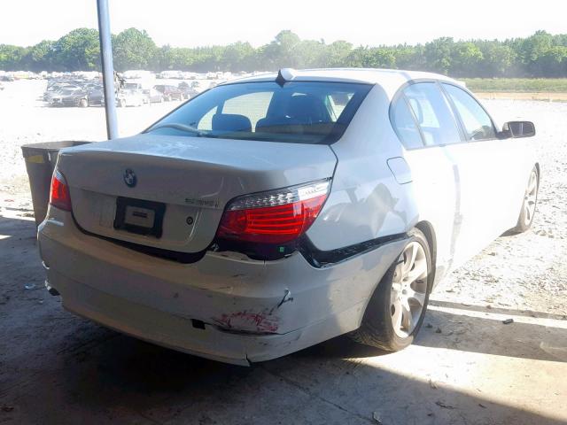 WBANW13528CZ77276 - 2008 BMW 535 I WHITE photo 4