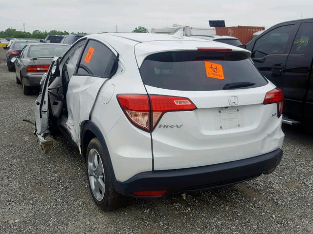 3CZRU6H59GM746348 - 2016 HONDA HR-V EX WHITE photo 3