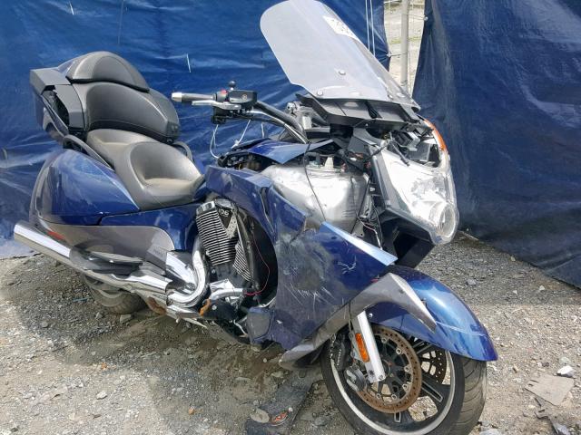 5VPSW36N8C3008623 - 2012 VICTORY MOTORCYCLES VISION TOU BLUE photo 1