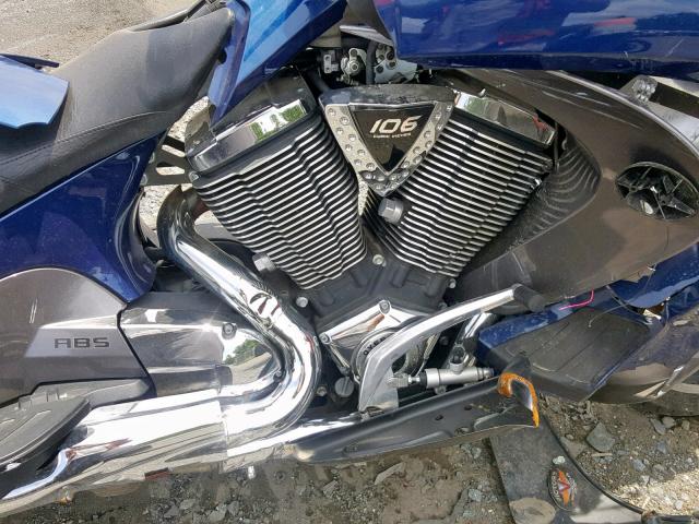 5VPSW36N8C3008623 - 2012 VICTORY MOTORCYCLES VISION TOU BLUE photo 7