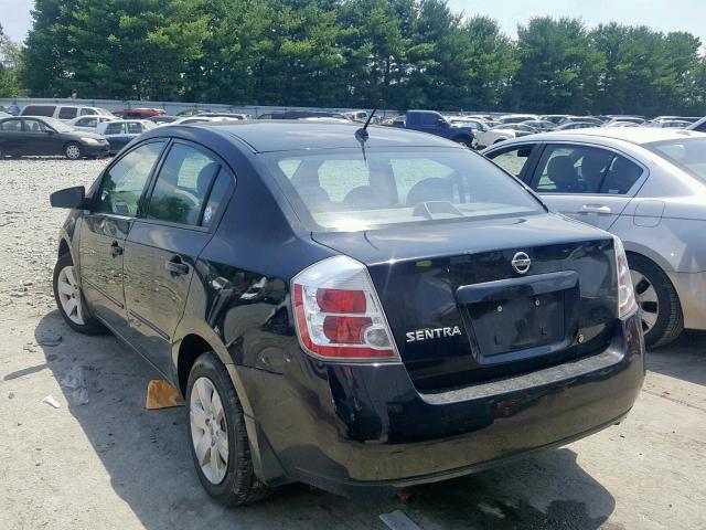 3N1AB61E08L637676 - 2008 NISSAN SENTRA 2.0 BLACK photo 3