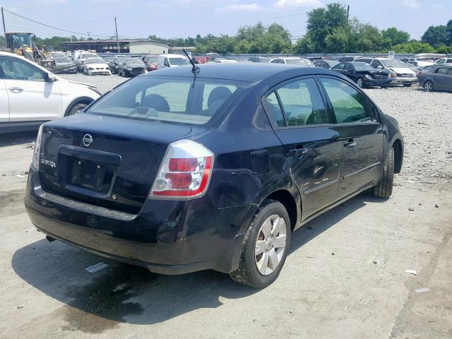 3N1AB61E08L637676 - 2008 NISSAN SENTRA 2.0 BLACK photo 4