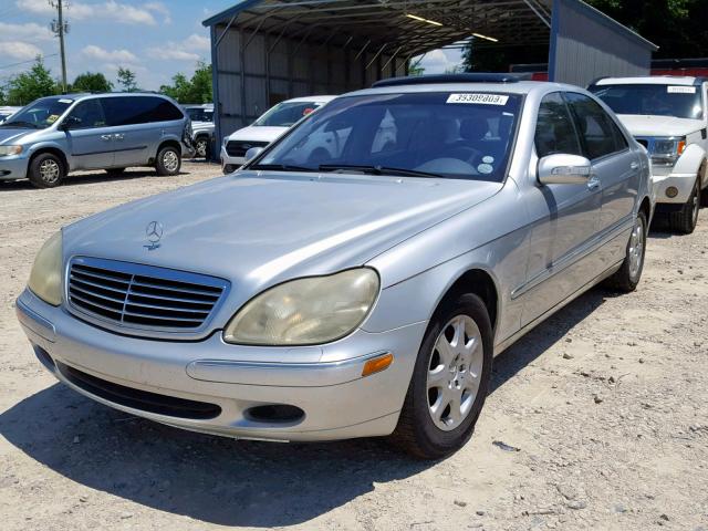 WDBNG70J91A160293 - 2001 MERCEDES-BENZ S 430 SILVER photo 2