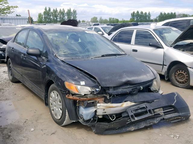 2HGFA16397H015490 - 2007 HONDA CIVIC DX BLACK photo 1