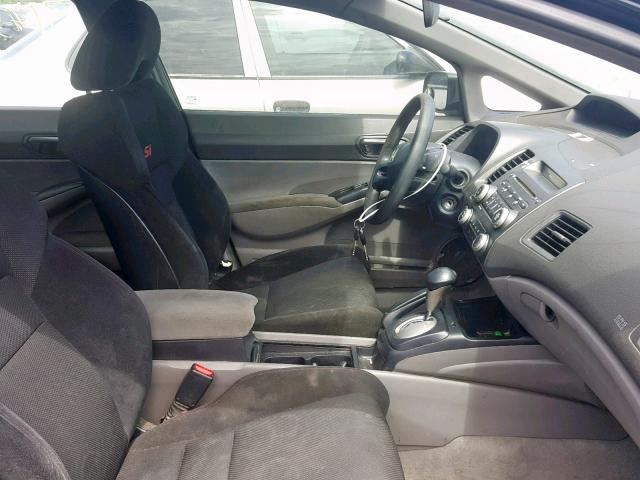 2HGFA16397H015490 - 2007 HONDA CIVIC DX BLACK photo 5