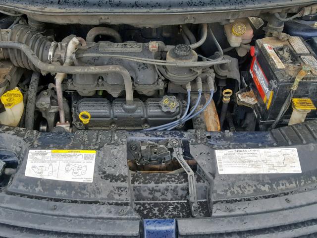 1D8GP25R85B322296 - 2005 DODGE CARAVAN SE BLUE photo 7