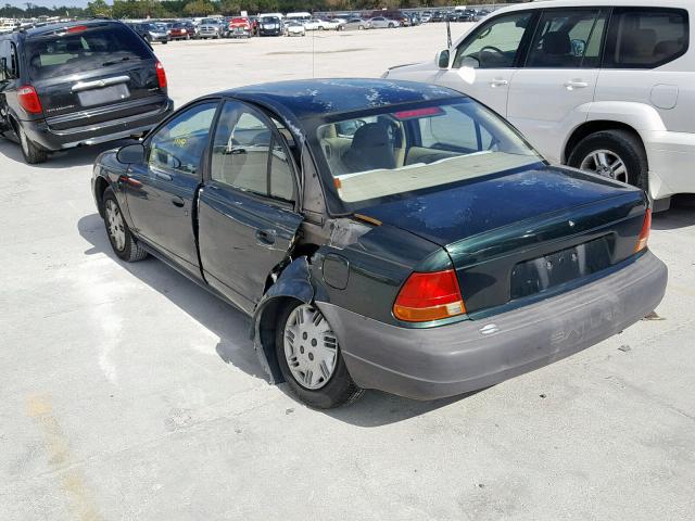 1G8ZH5286VZ392754 - 1997 SATURN SL1 GREEN photo 3