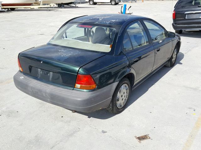 1G8ZH5286VZ392754 - 1997 SATURN SL1 GREEN photo 4