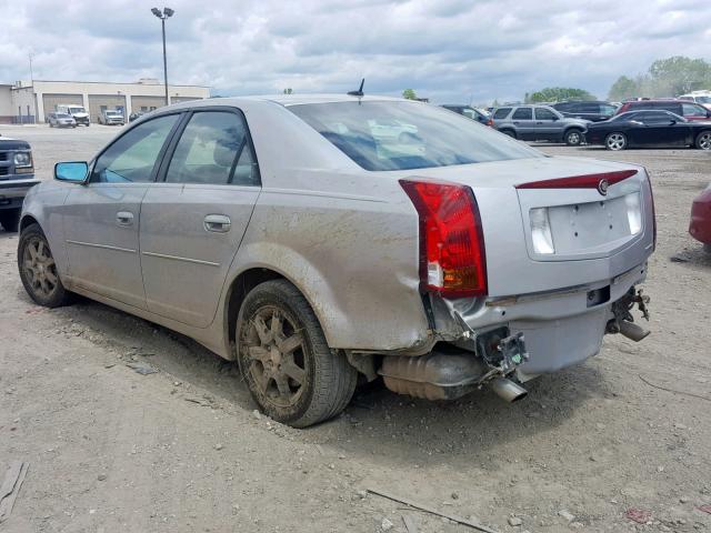 1G6DP577X60116301 - 2006 CADILLAC CTS HI FEA SILVER photo 3