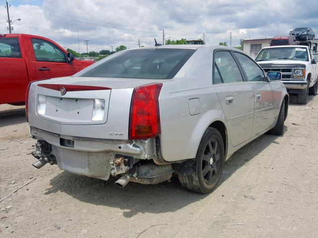 1G6DP577X60116301 - 2006 CADILLAC CTS HI FEA SILVER photo 4