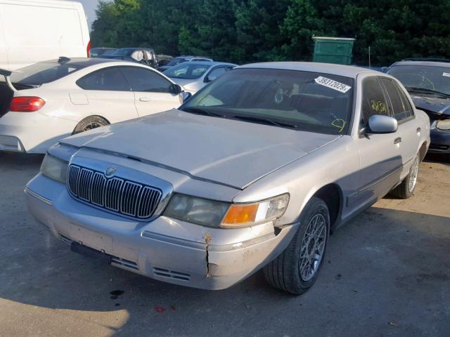 2MEFM74WXWX622040 - 1998 MERCURY GRAND MARQ BLUE photo 2