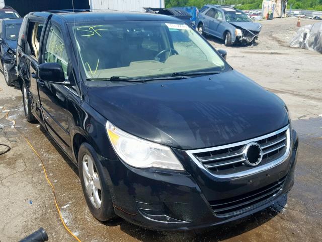 2V8HW34179R554665 - 2009 VOLKSWAGEN ROUTAN SE BLACK photo 1