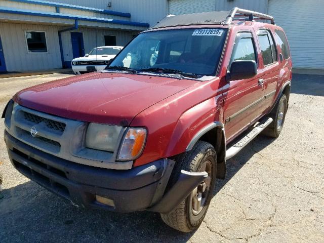 5N1ED28Y61C539122 - 2001 NISSAN XTERRA XE RED photo 2