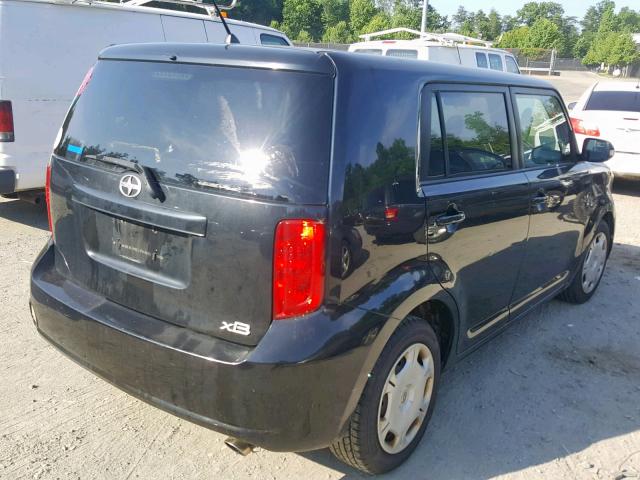 JTLKE50E681040628 - 2008 TOYOTA SCION XB 黑色 照片 4