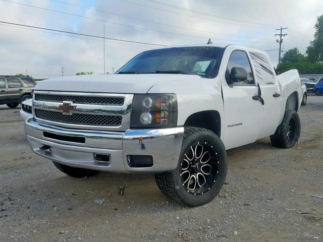 3GCPKSE77CG111249 - 2012 CHEVROLET SILVERADO WHITE photo 2