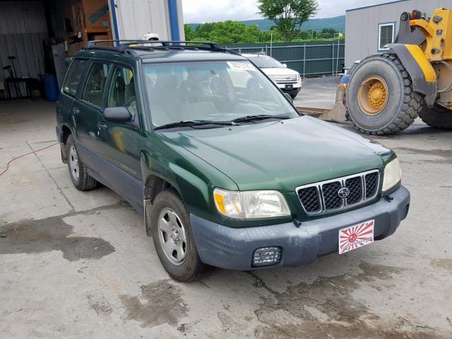 JF1SF63532H703796 - 2002 SUBARU FORESTER L GREEN photo 1