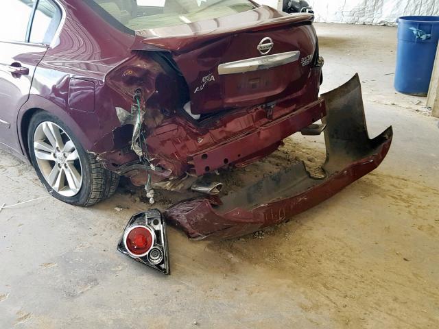 1N4BL2AP3CN576413 - 2012 NISSAN ALTIMA SR BURGUNDY photo 9