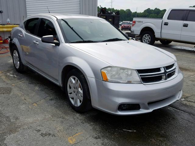 1B3BD4FB0BN541862 - 2011 DODGE AVENGER EX SILVER photo 1