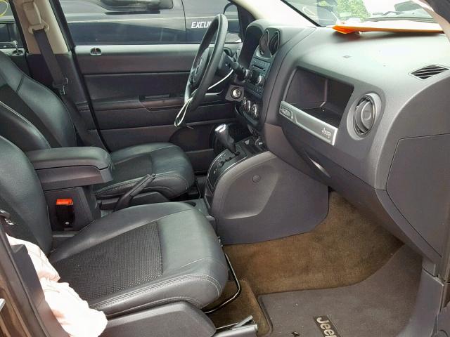 1C4NJCBA8FD344056 - 2015 JEEP COMPASS SP ნაცრისფერი ფოტო 5