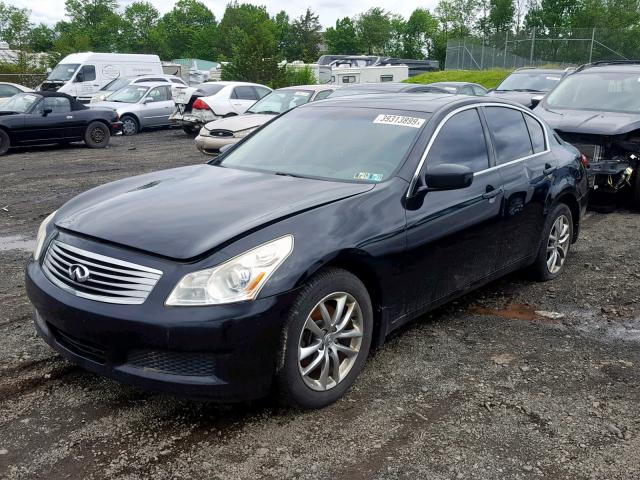 JNKCV61F79M357670 - 2009 INFINITI G37 BLACK photo 2