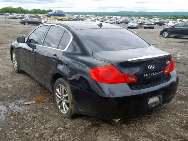 JNKCV61F79M357670 - 2009 INFINITI G37 BLACK photo 3