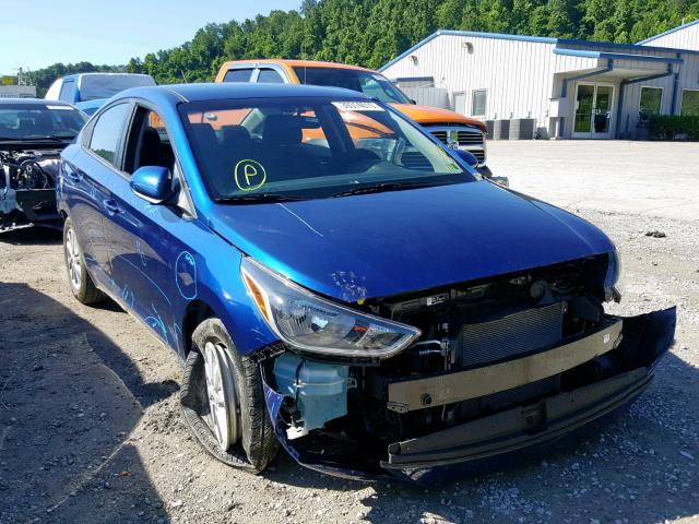 3KPC24A31JE033993 - 2018 HYUNDAI ACCENT SE BLUE photo 1