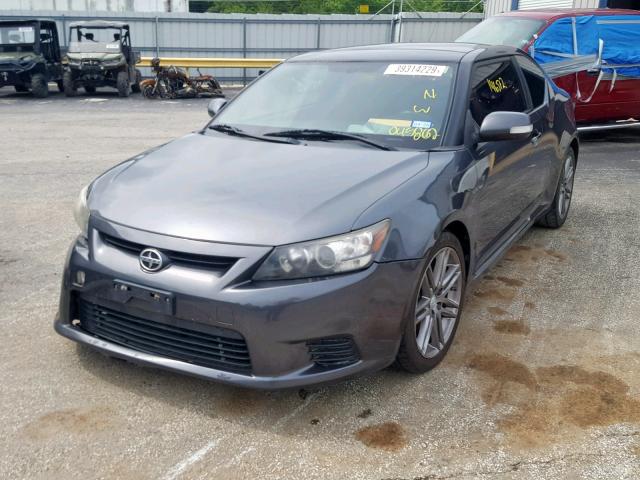 JTKJF5C75D3045862 - 2013 TOYOTA SCION TC ნაცრისფერი ფოტო 2
