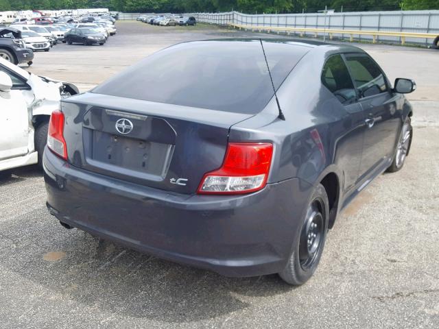JTKJF5C75D3045862 - 2013 TOYOTA SCION TC ნაცრისფერი ფოტო 4