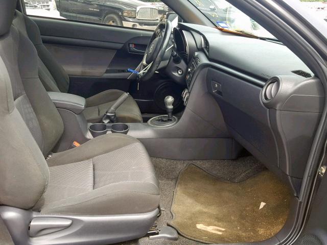 JTKJF5C75D3045862 - 2013 TOYOTA SCION TC ნაცრისფერი ფოტო 5