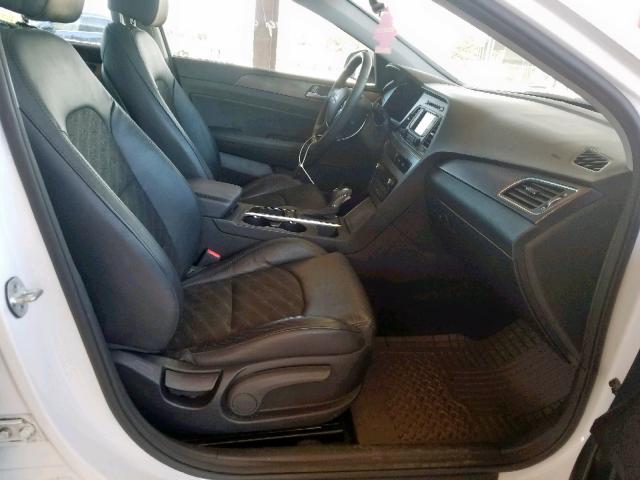 5NPE34AF3FH047980 - 2015 HYUNDAI SONATA SPO WHITE photo 5