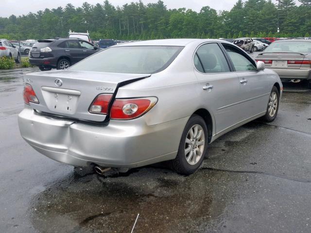 JTHBF30G430135880 - 2003 LEXUS ES 300 GRAY photo 4