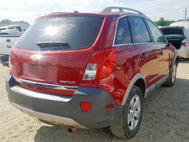 3GNAL2EK8ES564410 - 2014 CHEVROLET CAPTIVA LS 栗色 照片 4