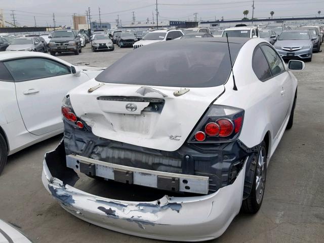 JTKDE167690297097 - 2009 TOYOTA SCION TC WHITE photo 4