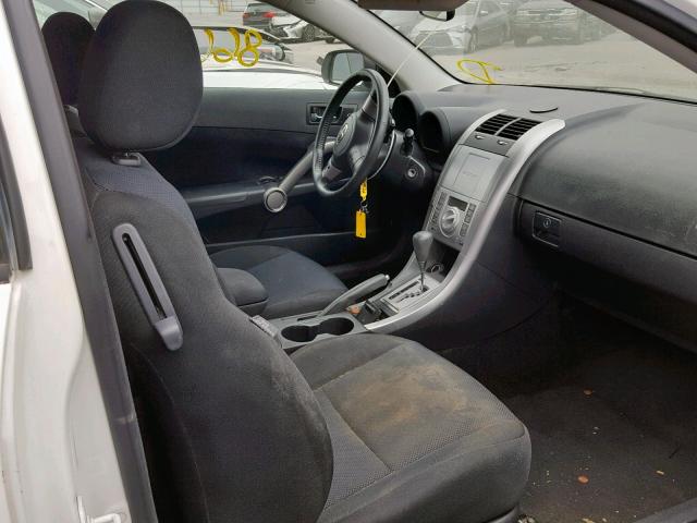 JTKDE167690297097 - 2009 TOYOTA SCION TC WHITE photo 5