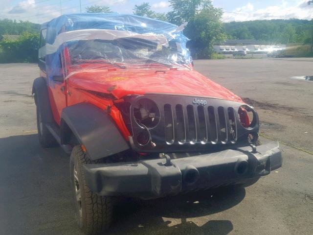 1C4AJWAG4DL554162 - 2013 JEEP WRANGLER S RED photo 1