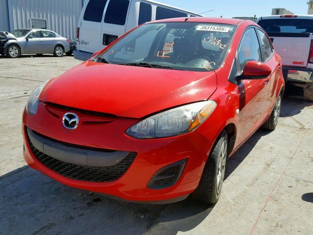 JM1DE1KY2E0176230 - 2014 MAZDA MAZDA2 SPO RED photo 2