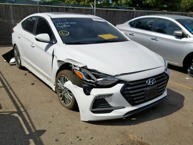 KMHD04LBXHU330380 - 2017 HYUNDAI ELANTRA SP WHITE photo 1