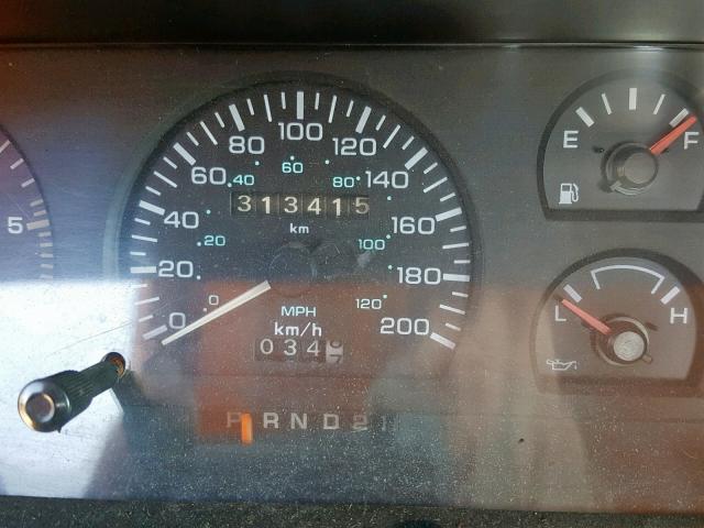 1B7GG23Y5PS262537 - 1993 DODGE DAKOTA BLUE photo 8