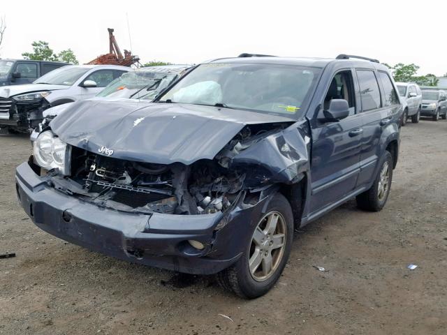 1J8GR48K27C665677 - 2007 JEEP GRAND CHER BLACK photo 2