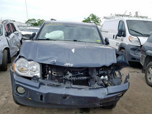 1J8GR48K27C665677 - 2007 JEEP GRAND CHER BLACK photo 9