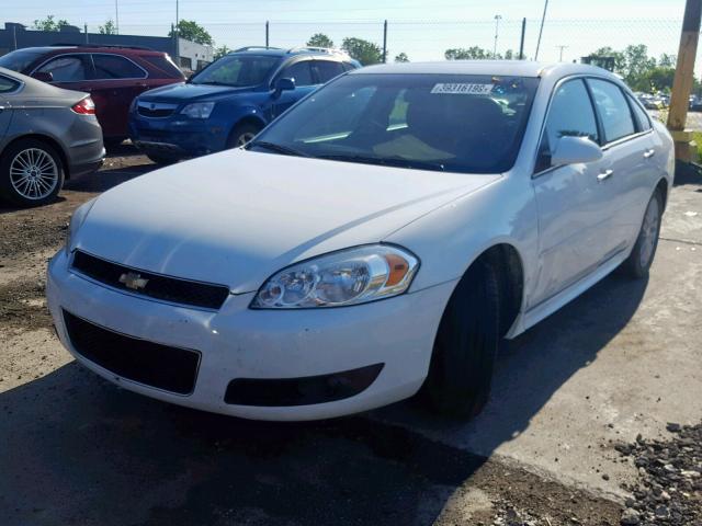 2G1WC5E39D1188098 - 2013 CHEVROLET IMPALA LTZ WHITE photo 2