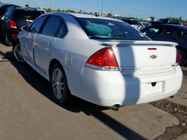 2G1WC5E39D1188098 - 2013 CHEVROLET IMPALA LTZ WHITE photo 3