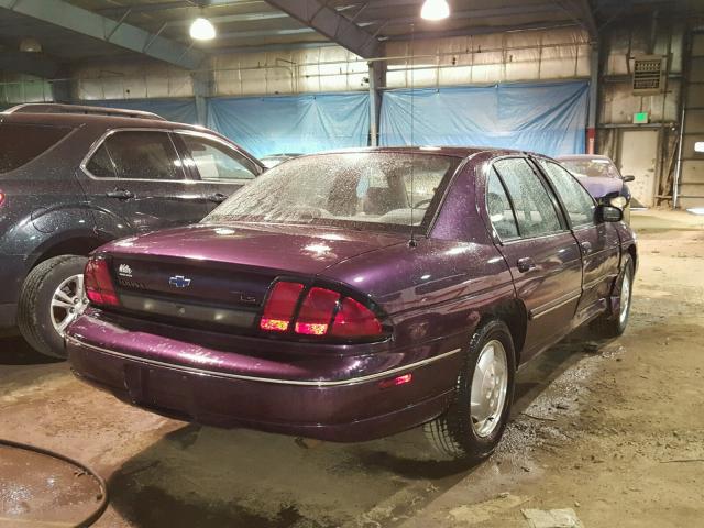2G1WL52M2V9222124 - 1997 CHEVROLET LUMINA BAS Bənövşəyi foto 4