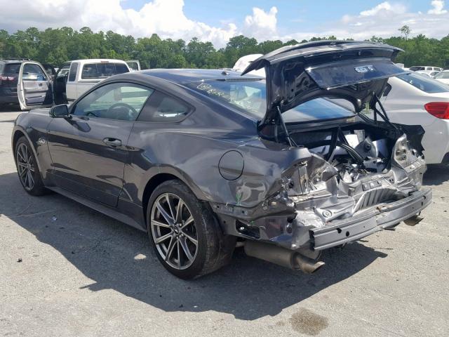 1FA6P8CF0F5299611 - 2015 FORD MUSTANG GT BLACK photo 3