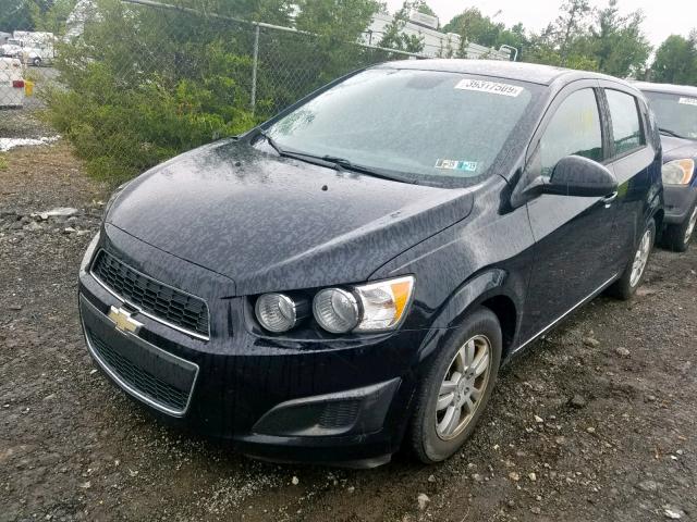 1G1JB6SH7C4193581 - 2012 CHEVROLET SONIC LS BLACK photo 2