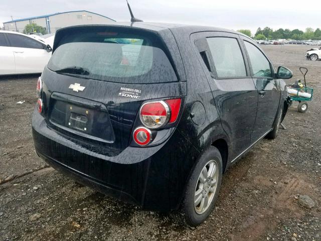 1G1JB6SH7C4193581 - 2012 CHEVROLET SONIC LS BLACK photo 4