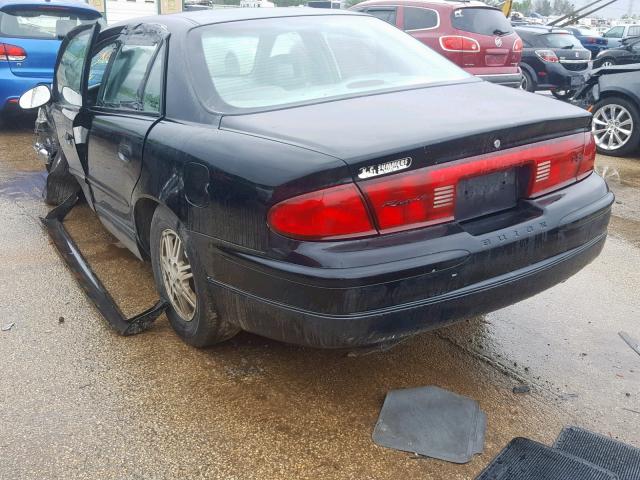 2G4WB55K121219046 - 2002 BUICK REGAL LS BLACK photo 3